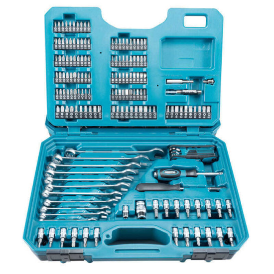 Coffret outils 221 pieces mecanique Makita e 10883