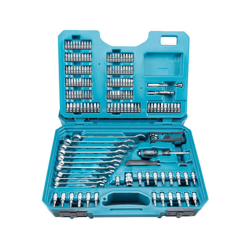 Coffret outils 221 pieces mecanique Makita e 10883