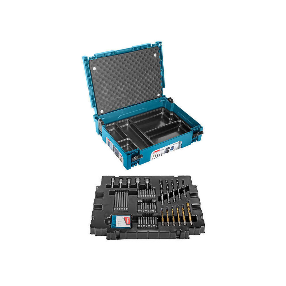 Coffret ensemble accessoires 56 pieces en makpac Makita b 53768