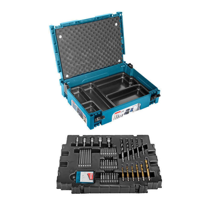 Coffret ensemble accessoires 56 pieces en makpac Makita b 53768