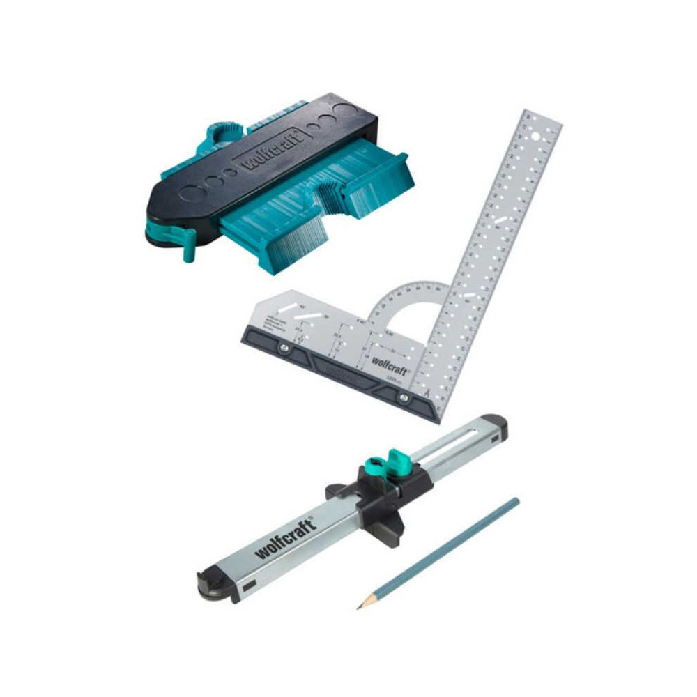 Kit pour sols stratifies 3 pieces wolfcraft 6976000