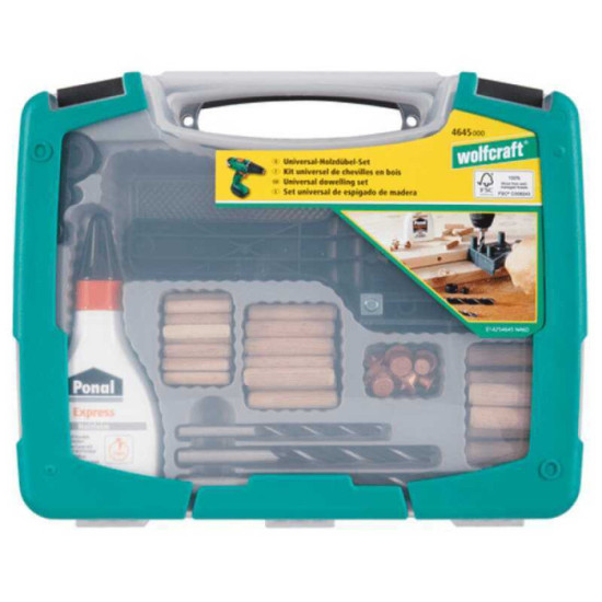 Coffret d assemblage bois universel wolfcraft 4645000