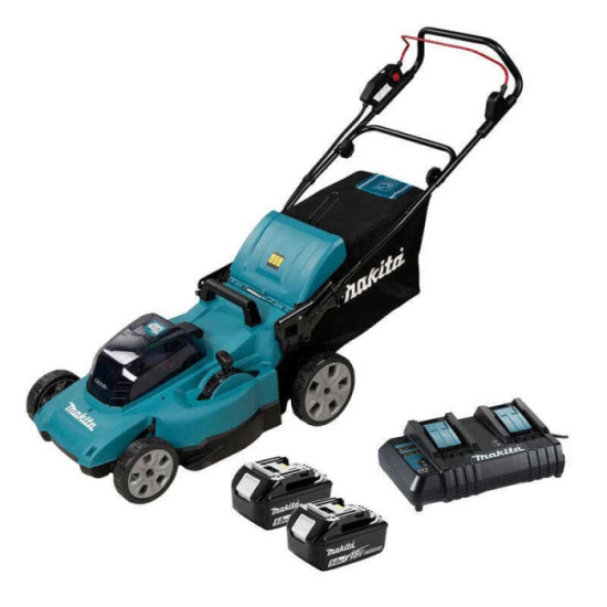 Tondeuse a batterie 36 lxt 48CM DC18SH Makita DLM480CT2