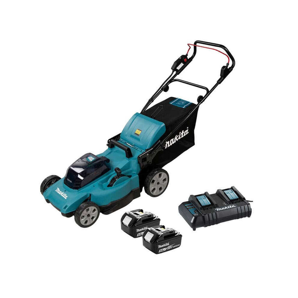 Tondeuse a batterie 36 lxt 48CM DC18SH Makita DLM480CT2