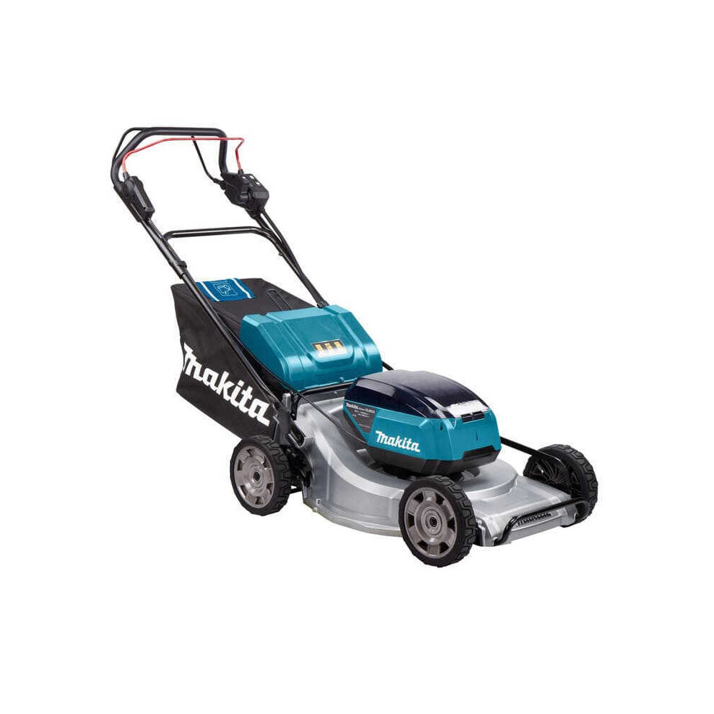 Tondeuse auto tractee 36V lxt largeur de coupe de 53 cm Makita DLM533PT4
