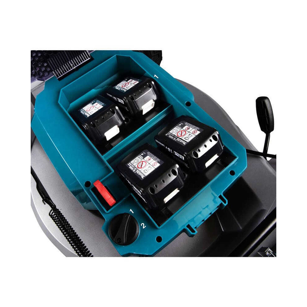 Tondeuse auto tractee 36V lxt largeur de coupe de 53 cm Makita DLM533PT4