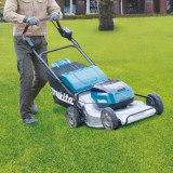 Tondeuse auto tractee 36V lxt largeur de coupe de 53 cm Makita DLM533PT4