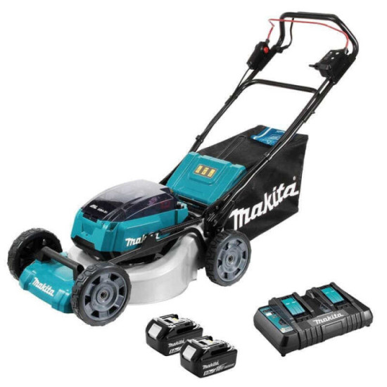 Tondeuse auto tractee 36V 53 cm Makita DLM532PT2