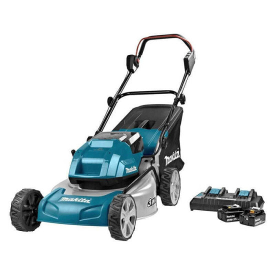 Tondeuse a gazon 36V li ion 2X50 ah Makita DLM460PT2