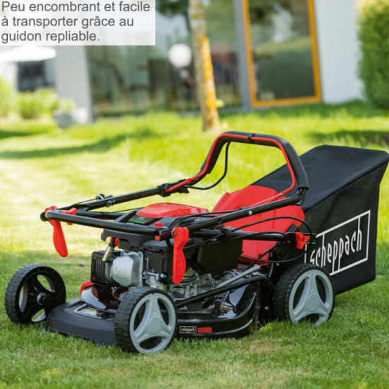 Tondeuse a gazon thermique autotractee 46CM MS161 46 scheppach 5911244905