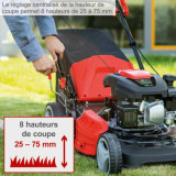 Tondeuse a gazon thermique autotractee 46CM MS161 46 scheppach 5911244905