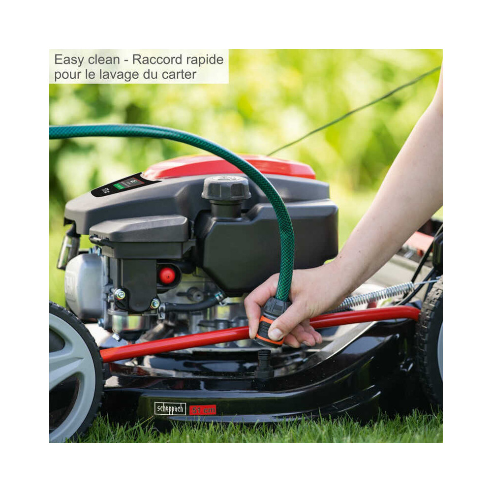 Tondeuse a gazon thermique autotractee 46CM MS161 46 scheppach 5911244905