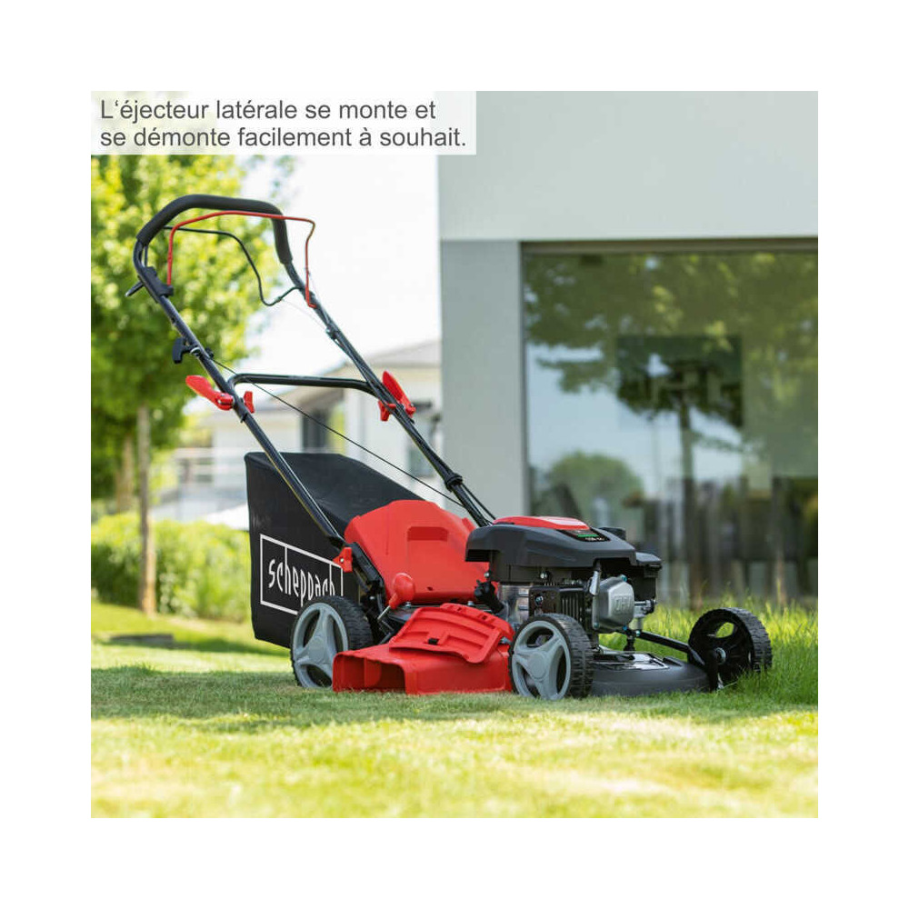 Tondeuse a gazon thermique autotractee 46CM MS161 46 scheppach 5911244905