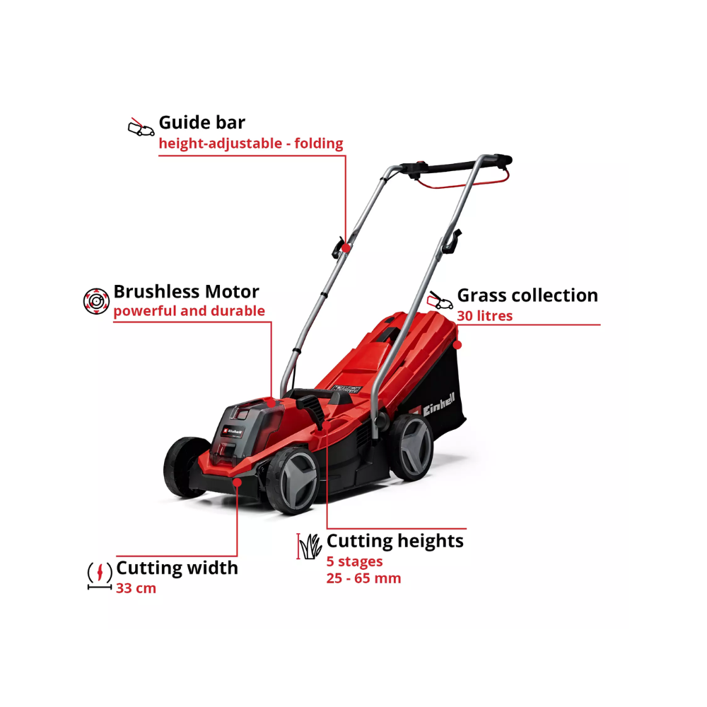 Tondeuse 18V 33CM ge cm 1833 li solo Einhell 3413266