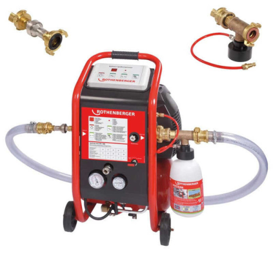 Set ropuls injecteur reducteur et poignee ref rothenberger 1000003440