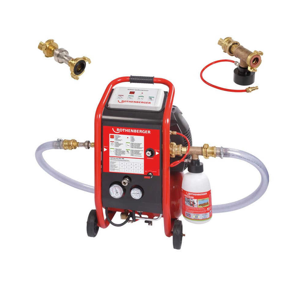 Set ropuls injecteur reducteur et poignee ref rothenberger 1000003440