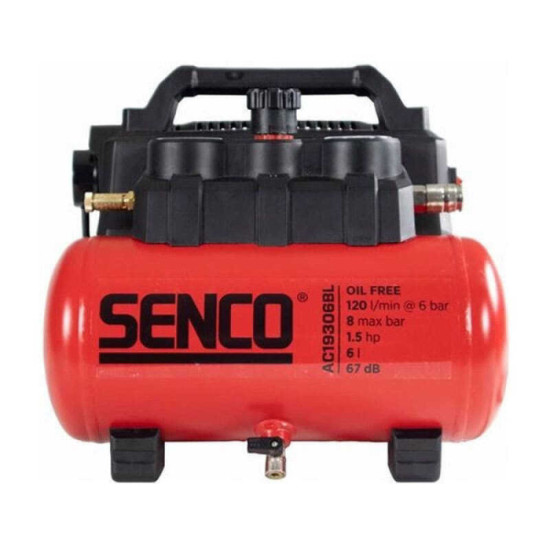 Compresseur electrique 1100W 6 litres AC19306BL eu senco AFN0036EU
