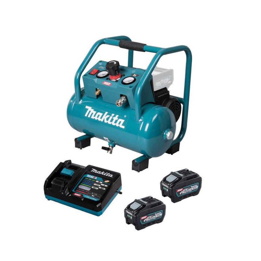Compresseur a batteries 2X50 ah 40V 93 bar sans huile Makita AC001GT201