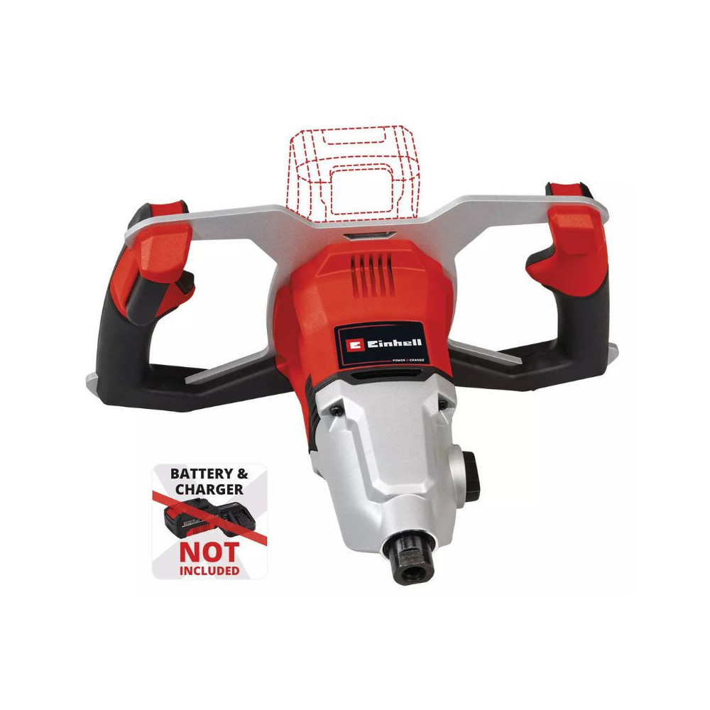 Malaxeur Einhell de peinture/mortier sans fil TP-MX 18-2 Li BL - Solo