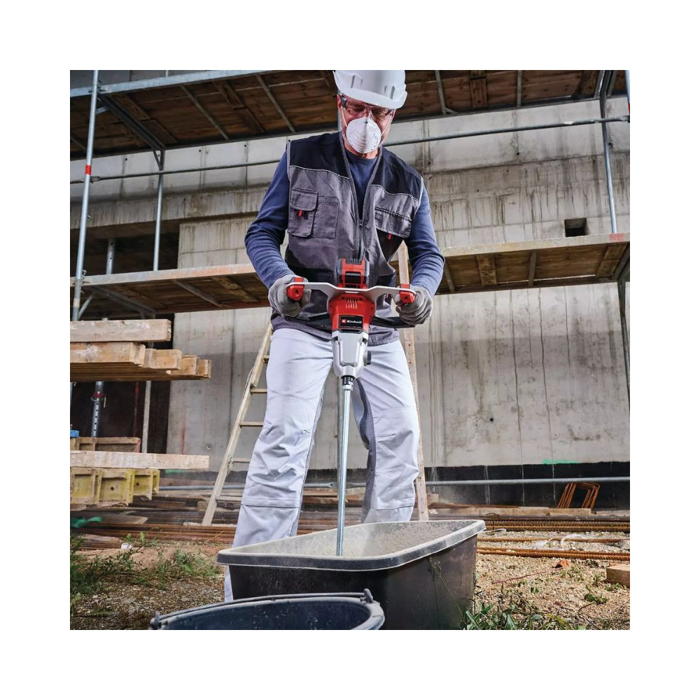 Malaxeur Einhell de peinture/mortier sans fil TP-MX 18-2 Li BL - Solo