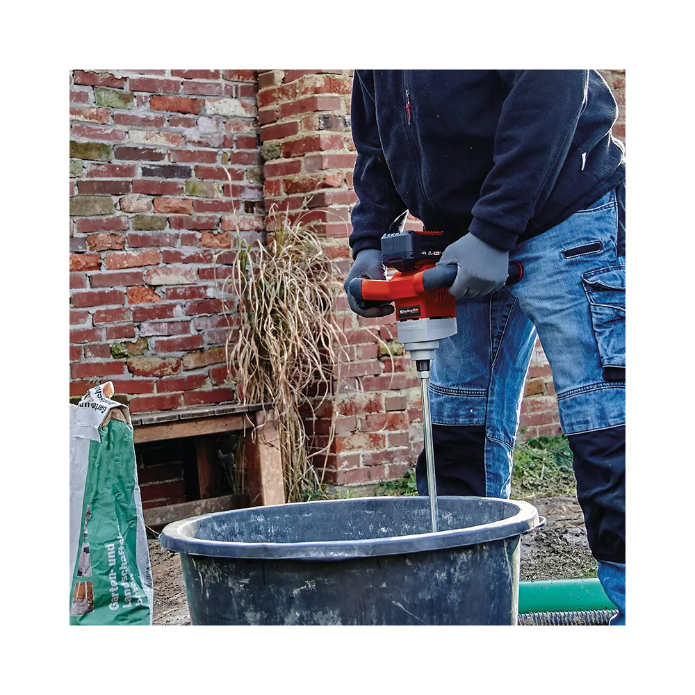 Malaxeur Einhell de peinture/mortier sans fil TE-MX 18 Li - Solo