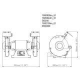 Touret a meuler Metabo ds 200 619200000