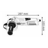 Meuleuse d angle 1300W 125 mm gws 13 125 cie Bosch 060179F002