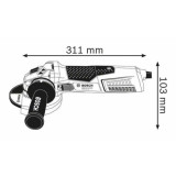 Meuleuse d angle 125 mm 1700W 060179H002 Bosch GWS17 125CIE
