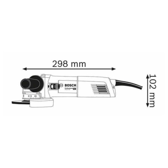 Meuleuse d angle 1400W O125 mm x lock gwx 14 125 Bosch 06017B7000