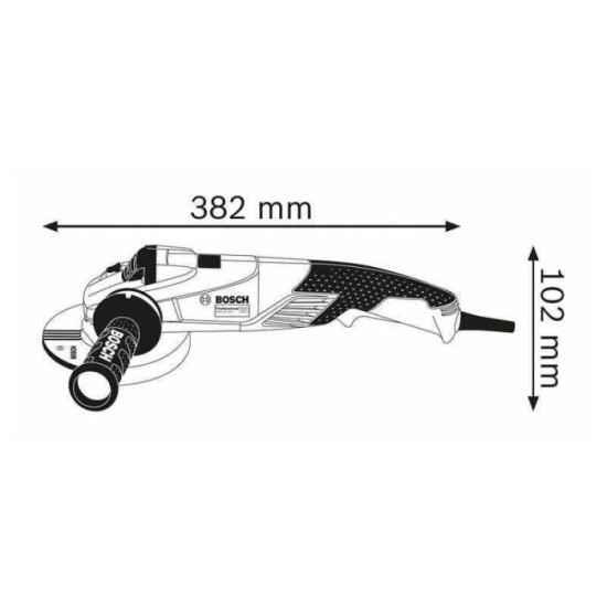 Meuleuse anglulaire gws 18 125 spl 125 mm Bosch 06017A3300