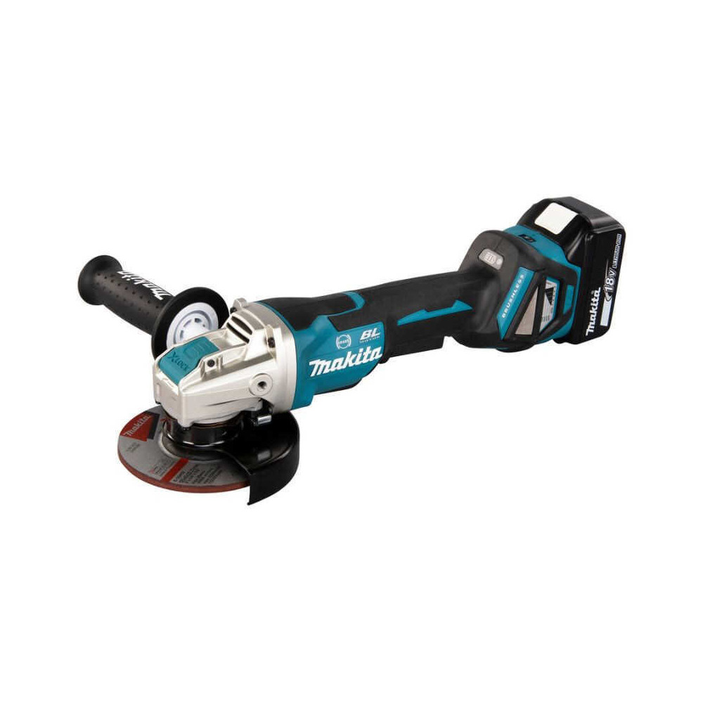 Meuleuse 18V lxt li ion 125 mm 2X5AH en makpac Makita DGA519RTJ1