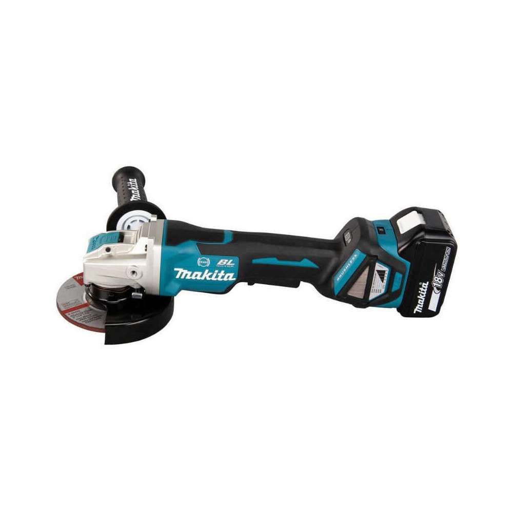 Meuleuse 18V lxt li ion 125 mm 2X5AH en makpac Makita DGA519RTJ1