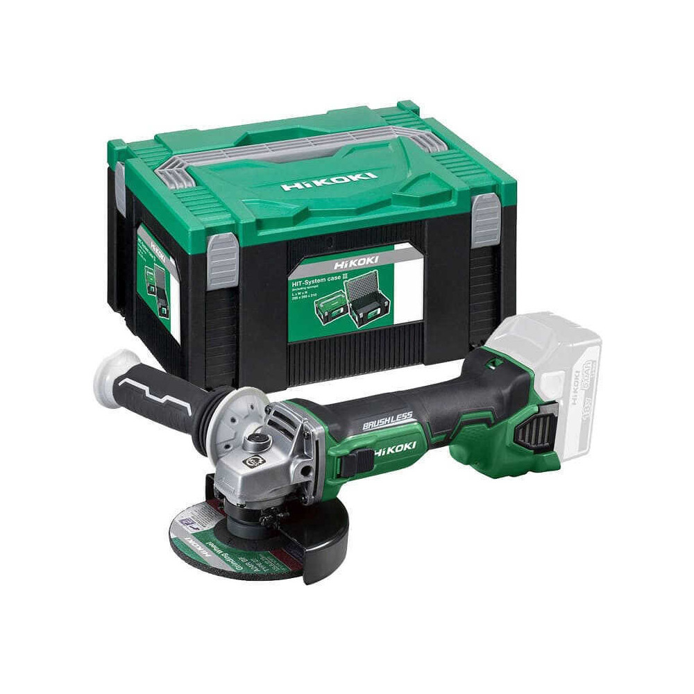 Meuleuse d angle 18V en coffret Hikoki G18DBBVLW2Z