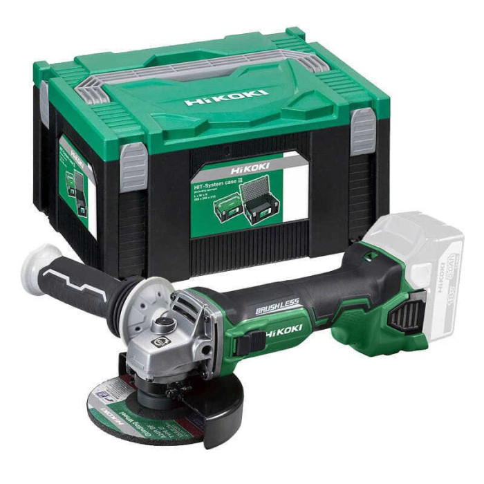 Meuleuse d angle 18V en coffret Hikoki G18DBBVLW2Z