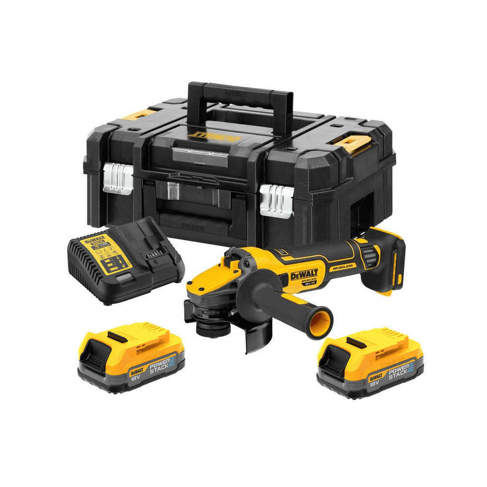 Meuleuse d angle 18V 125 mm brushless powerstack Dewalt DCG409E2T