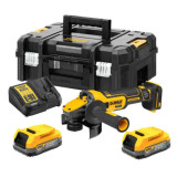 Meuleuse d angle 18V 125 mm brushless powerstack Dewalt DCG409E2T