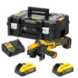 Meuleuse d angle 18V 125 mm brushless coffret tstak Dewalt DCG409H2T
