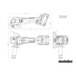 Meuleuse d angle 18V 125MM Metabo w 18 l bl 9 125 602374510
