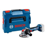 Meuleuse d angle 18V O125 mm produit seul gxs 18V 7 x lock en coffret Bosch 06019H9102
