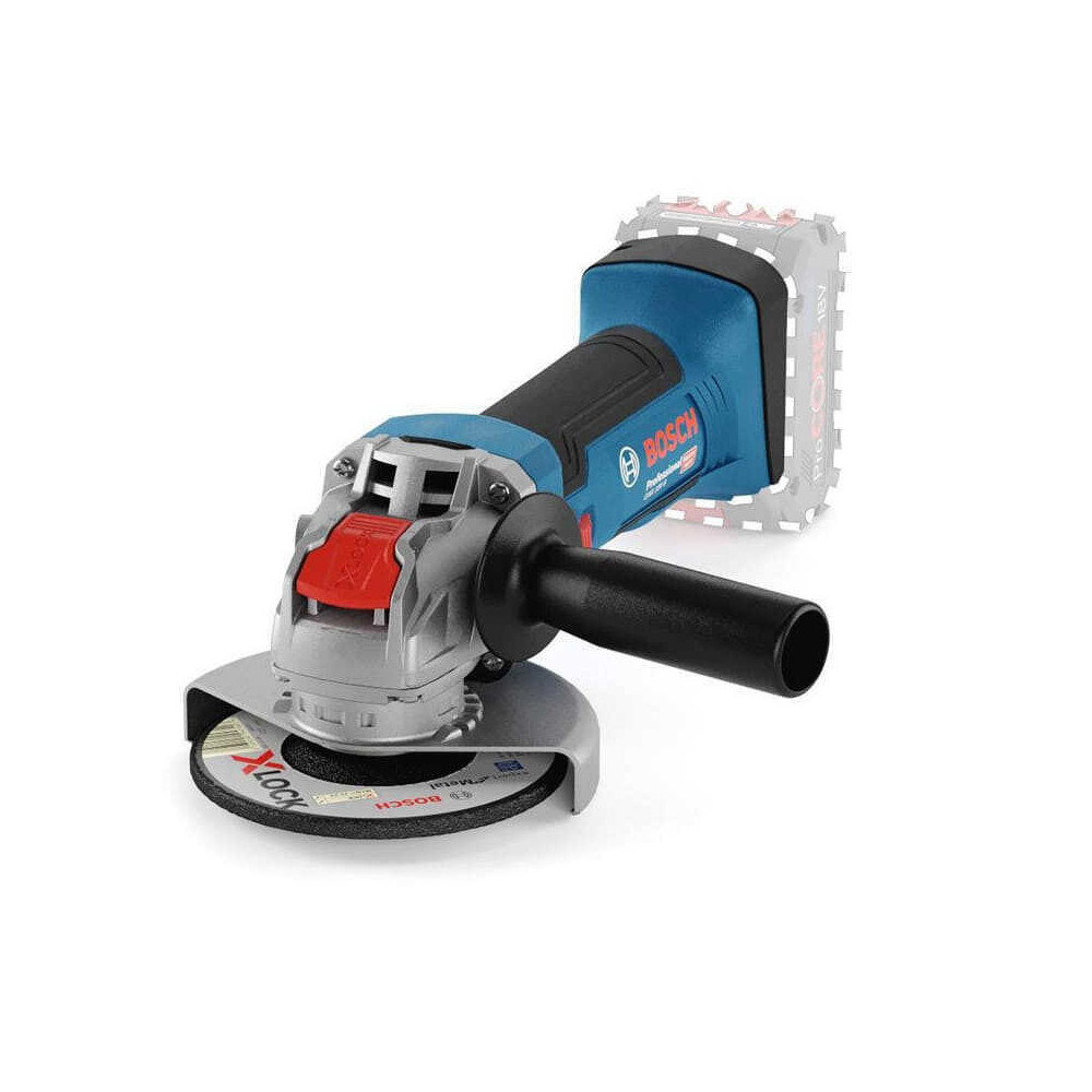 Meuleuse d angle 18V O125 mm produit seul gxs 18V 7 x lock en coffret Bosch 06019H9102