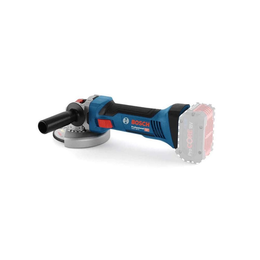 Meuleuse d angle 18V O125 mm produit seul gxs 18V 7 x lock en coffret Bosch 06019H9102