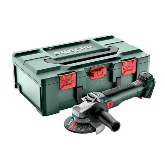 Meuleuse d angle 18V 125 mm w 18 lt bl 11 125 metabox Metabo 613052840