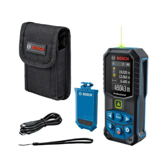 Bosch GLM 50-27 CG — Télémètre laser 50 m vert Bluetooth | ProForPro
