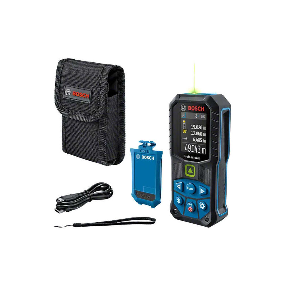 Bosch GLM 50-27 CG — Télémètre laser 50 m vert Bluetooth | ProForPro