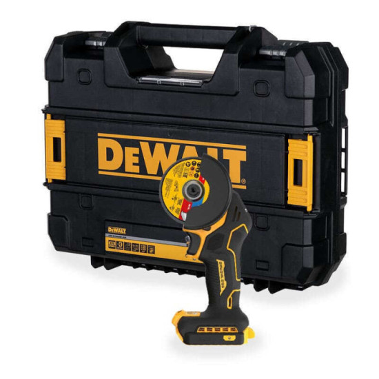 Meuleuse sans fil 18V 76MM produit seul en coffret tstak Dewalt DCS438NT xj