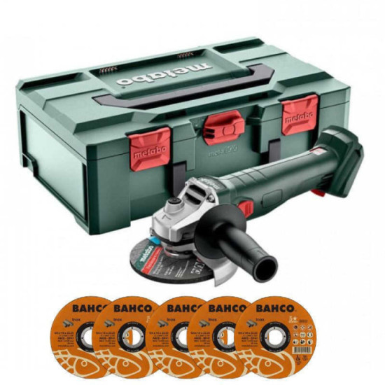Meuleuse d angle 18V 125 mm w 18 l 9 125 dans metabox Metabo 602247840