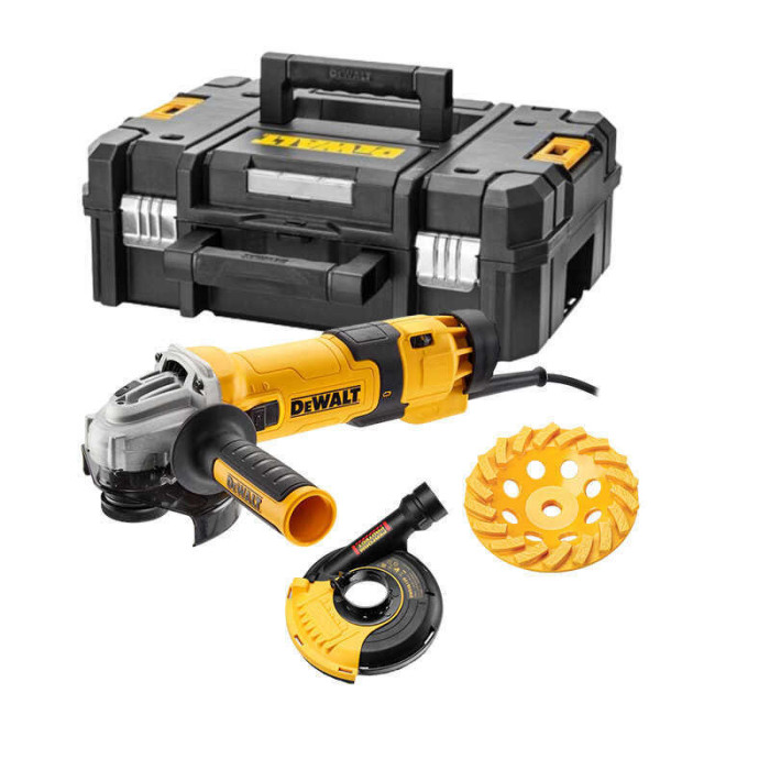Meuleuse d angle 1500 w Dewalt DWE4257KT qs