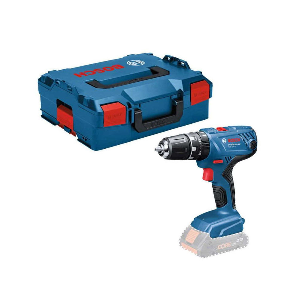 Bosch GSB 18V-21 — Perceuse à percussion 18V compacte ~55 Nm en L-BOXX | ProForPro