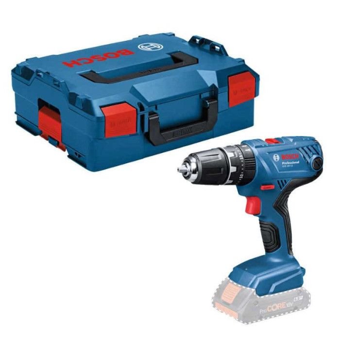 Bosch GSB 18V-21 — Perceuse à percussion 18V compacte ~55 Nm en L-BOXX | ProForPro