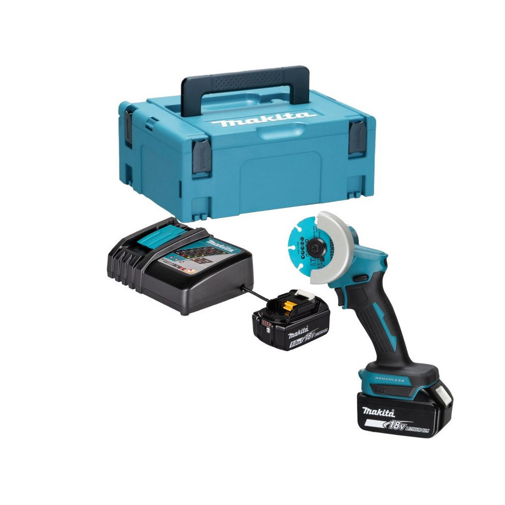 Meuleuse compacte 18V lxt 76 mm 2X50AH Makita DMC300RTJ